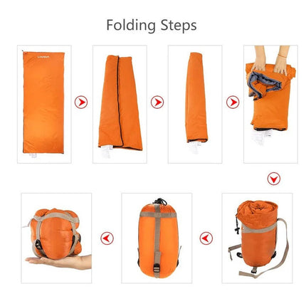 Adventure Ready | Camping Sleeping Bag with Water-Repellent Coating | Lightweight & Durable Design for Ultimate Comfort 7