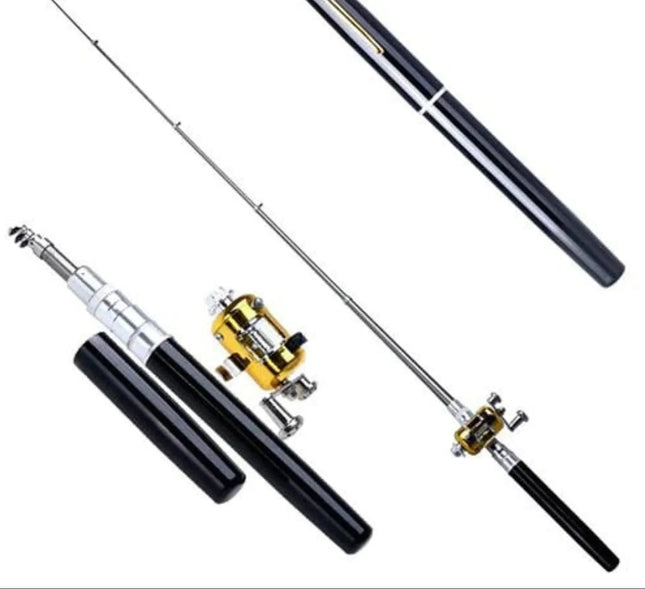 Adventure Ready | Compact Fishing Set with Telescopic Rod | Lightweight Design for On-the-Go Anglers 0