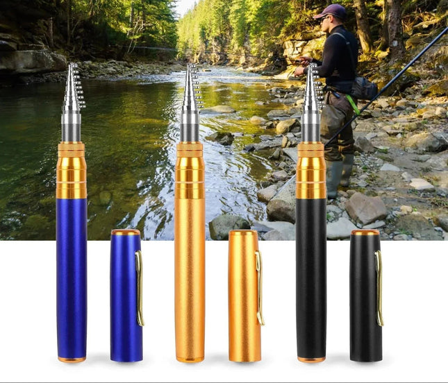 Adventure Ready | Compact Fishing Set with Telescopic Rod | Lightweight Design for On-the-Go Anglers 1