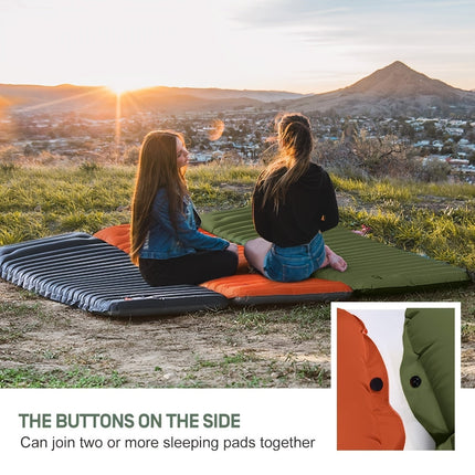 Adventure Ready | Inflatable Camping Mattress with Built-in Foot Pump | Waterproof & Portable for Outdoor Comfort 5