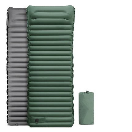 Adventure Ready | Inflatable Camping Mattress with Integrated Foot Pump | Portable Comfort for Outdoor Sleep 0