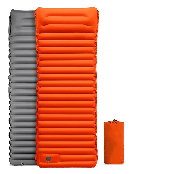 Adventure Ready | Inflatable Camping Mattress with Integrated Foot Pump | Portable Comfort for Outdoor Sleep 1