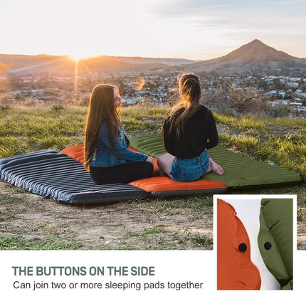 Adventure Ready | Inflatable Camping Mattress with Integrated Foot Pump | Portable Comfort for Outdoor Sleep 8