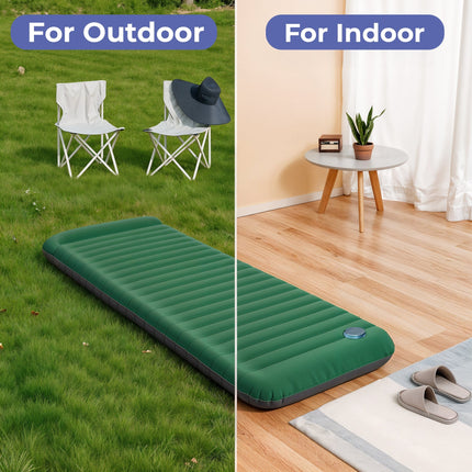 Adventure Ready | Inflatable Portable Mattress with Built-In Foot Pump | Lightweight Design for Ultimate Comfort 5
