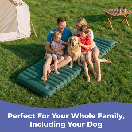 Adventure Ready | Inflatable Portable Mattress with Built-In Foot Pump | Lightweight Design for Ultimate Comfort 8