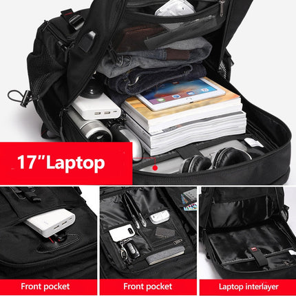Adventure Ready | Large Capacity Travel Backpack with Water-Resistant Design | Versatile Gear Carrier for Outdoor Enthusiasts 1
