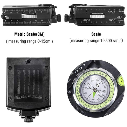 Adventure Ready | Military Compass with Waterproof Aluminum Alloy & Clinometer | Essential Tool for Hiking and Camping 5