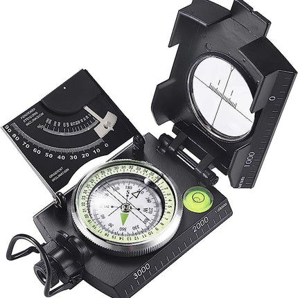 Adventure Ready | Military Compass with Waterproof Aluminum Alloy & Clinometer | Essential Tool for Hiking and Camping 7