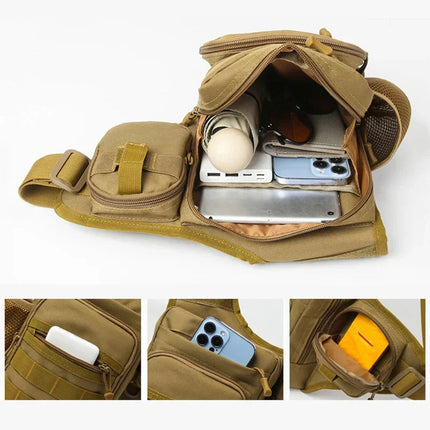 Adventure Ready | Multi-Pocket Hiking Bag with Water-Resistant Design | Versatile Carrying Options for Outdoor Adventures 1