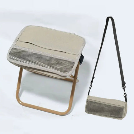 Adventure Ready | Portable Compact Camping Stool with Lightweight Frame | Foldable Design for Easy Transport 10