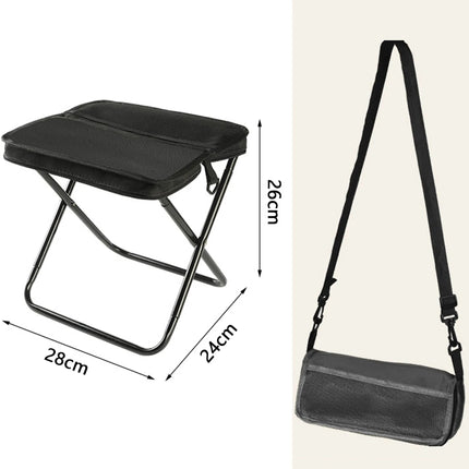 Adventure Ready | Portable Compact Camping Stool with Lightweight Frame | Foldable Design for Easy Transport 3