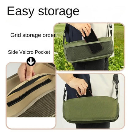 Adventure Ready | Portable Compact Camping Stool with Lightweight Frame | Foldable Design for Easy Transport 4