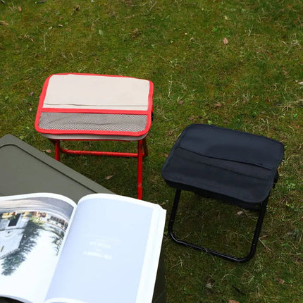 Adventure Ready | Portable Compact Camping Stool with Lightweight Frame | Foldable Design for Easy Transport 6