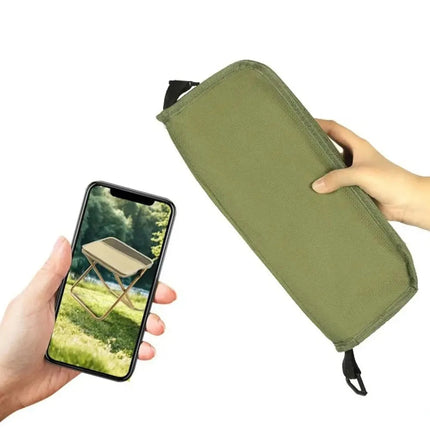 Adventure Ready | Portable Compact Camping Stool with Lightweight Frame | Foldable Design for Easy Transport 7