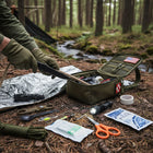 Adventure Ready | Survival Backpack with First Aid Gear & Tools | Compact Design for Outdoor Safety 0