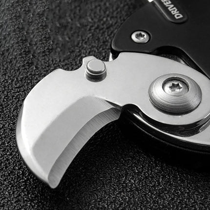 Adventure Ready | Survival Tool Keychain with Knife & Fire Starter | Compact Essential for Outdoor Safety 1
