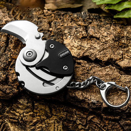 Adventure Ready | Survival Tool Keychain with Knife & Fire Starter | Compact Essential for Outdoor Safety 6