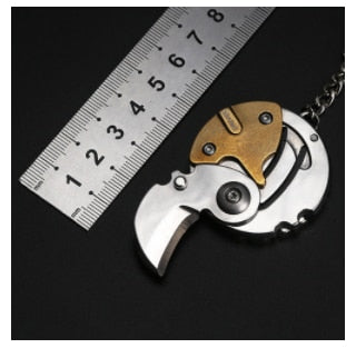 Adventure Ready | Survival Tool Keychain with Knife & Fire Starter | Compact Essential for Outdoor Safety 7