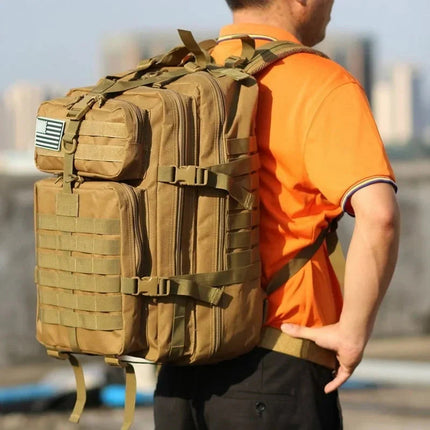 Adventure Ready | Travel Backpack with Water Resistance & MOLLE System | Spacious Design for Outdoor Enthusiasts 1