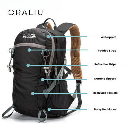 Adventure Ready | Travel Backpack with Waterproof Design & Comfort Straps | 30L Capacity for Hiking and Outdoor Use 1