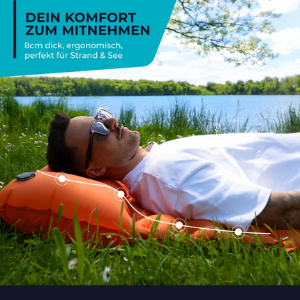 Adventure Ready | Ultralight Sleeping Mat with Integrated Pump | Compact Design for Effortless Setup 5