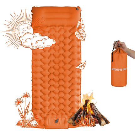 Adventure Ready | Ultralight Sleeping Mat with Integrated Pump | Compact Design for Effortless Setup 8