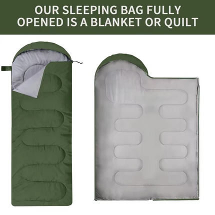 Adventure Ready | Ultralight Waterproof Sleeping Bag for All Seasons | Compact Design for Outdoor Comfort 2