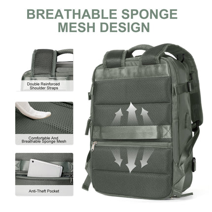 Adventure Ready | Waterproof Travel Backpack for Women with Ergonomic Straps | Versatile Design for Hiking and Daily Use 2