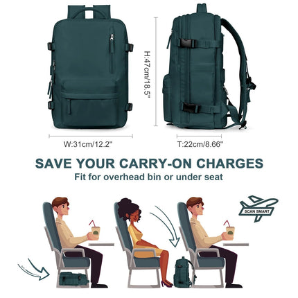 Adventure Ready | Waterproof Travel Backpack for Women with Ergonomic Straps | Versatile Design for Hiking and Daily Use 6