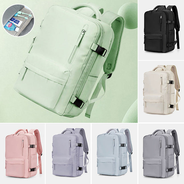 Adventure Ready | Women's Hiking Backpack with USB Charging Port | Spacious & Waterproof Design for Travel and Outdoor Activities 1