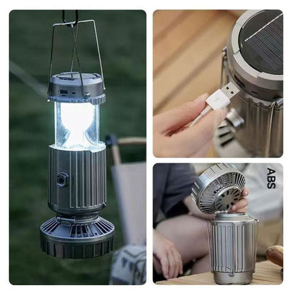 Adventure Series | Outdoor Fan with Solar Light & Portable Design | Perfect for Camping and Outdoor Comfort 1