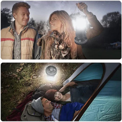 Adventure Series | Outdoor Fan with Solar Light & Portable Design | Perfect for Camping and Outdoor Comfort 2