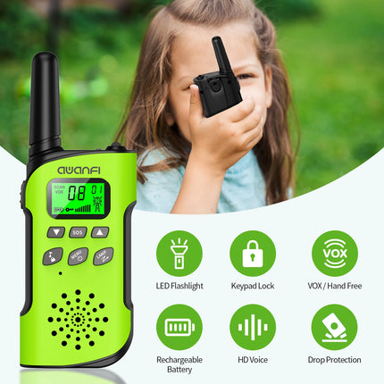 Adventure Talkies | Kids Walkie Talkies with Long Range & Flashlight | Rechargeable Communication for Outdoor Fun 1