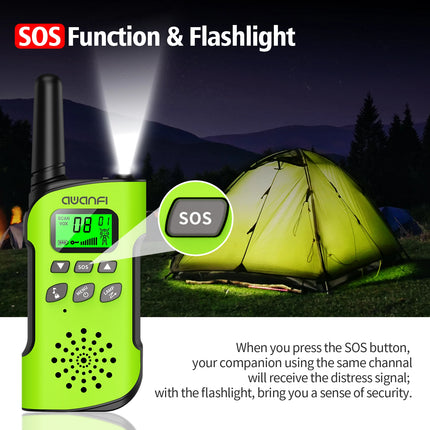 Adventure Talkies | Kids Walkie Talkies with Long Range & Flashlight | Rechargeable Communication for Outdoor Fun 5