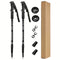 Adventure Trek | Adjustable Aluminum Trekking Poles with Shock Absorption | Lightweight Hiking Sticks for Enhanced Stability 0
