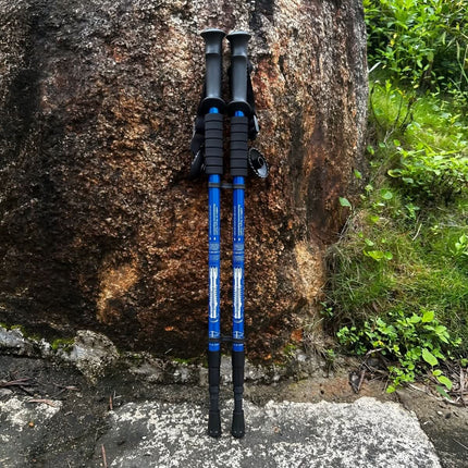 Adventure Trek | Adjustable Aluminum Trekking Poles with Shock Absorption | Lightweight Hiking Sticks for Enhanced Stability 2