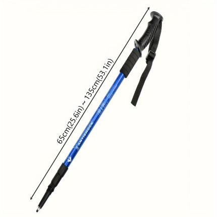 Adventure Trek | Adjustable Aluminum Trekking Poles with Shock Absorption | Lightweight Hiking Sticks for Enhanced Stability 4