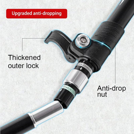 Adventure Trek | Ultralight Telescopic Trekking Poles with Adjustable Length | Durable Support for Hiking and Mountaineering 2