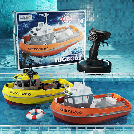 Adventure Tugboat | RC Boat with Dual Motors & Long-Range Control | Durable Design for Thrilling Water Play 1