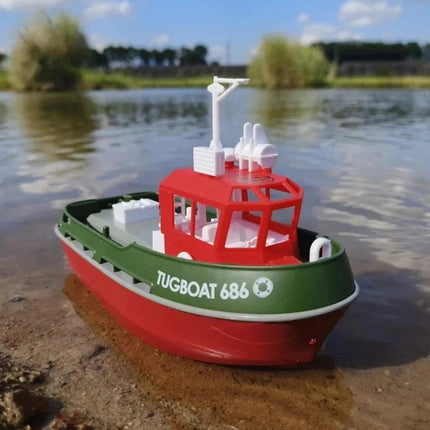 Adventure Tugboat | RC Boat with Dual Motors & Long-Range Control | Durable Design for Thrilling Water Play 5