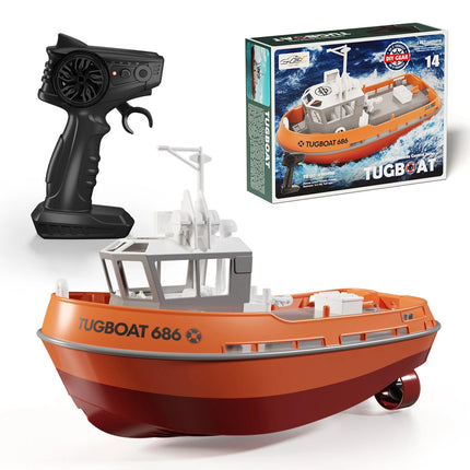 Adventure Tugboat | RC Boat with Dual Motors & Long-Range Control | Durable Design for Thrilling Water Play 8