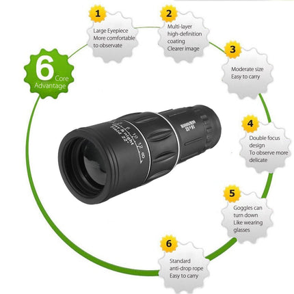 Adventure View | HD Monocular with Photo & Video Capture | Durable Design for Outdoor Exploration 2
