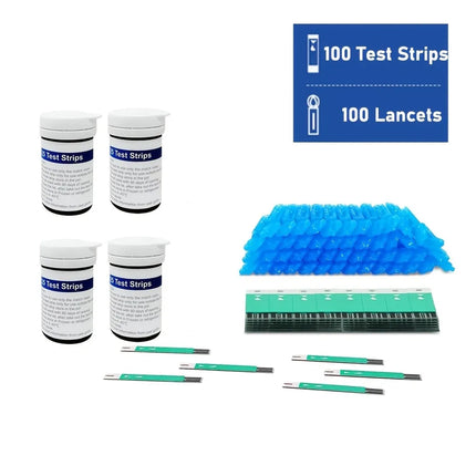 Blood Glucose Monitor Kit with 50 Test Strips & Lancets | Blood Sugar Test Kit, Accurate, Portable Device for Easy Home Testing, blood sugar level test kit