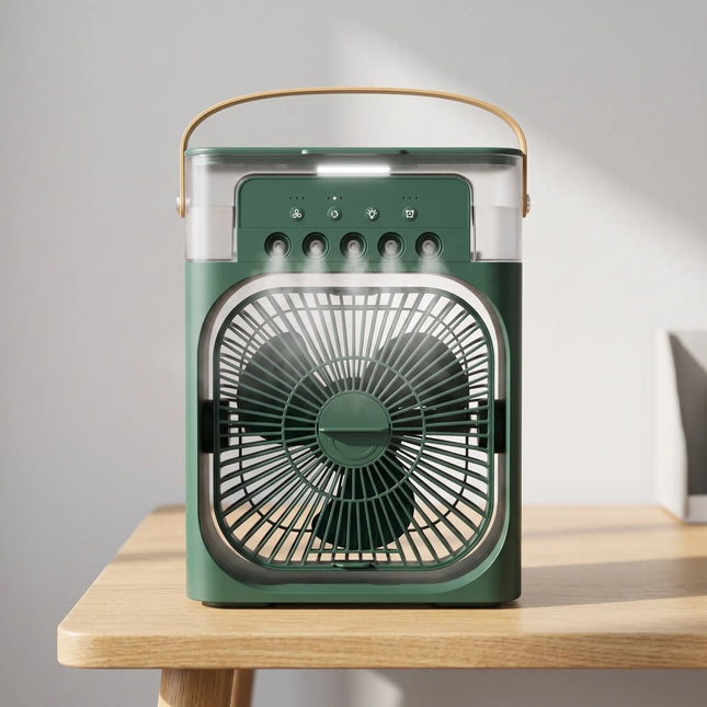 Aerillo | Small Portable Air Cooler with Misting Function | Adjustable Airflow for Comfort 1