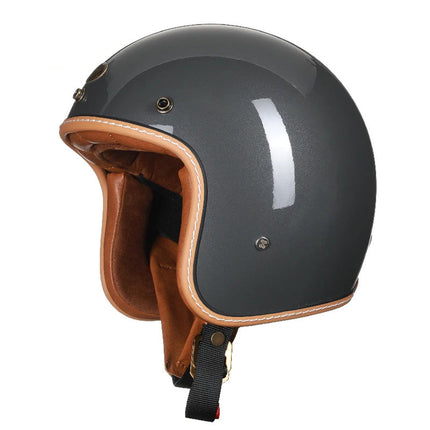 Aero39 Series | Vintage Motorcycle Helmet with DOT & ECE Certification | Low Profile Design for Safe Riding 4