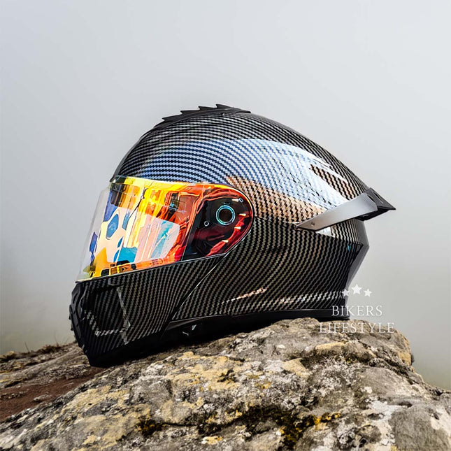AeroGuard | Motorcycle Helmet with Dual-Lens Design & Certified Safety | Comfortable Fit for Enhanced Protection 0