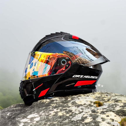 AeroGuard | Motorcycle Helmet with Dual-Lens Design & Certified Safety | Comfortable Fit for Enhanced Protection 2