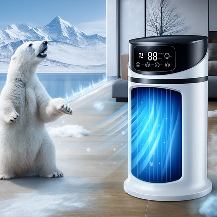 Aeromist | Portable Air Cooler Humidifier with Rapid Cooling | USB Powered for Desk and Home Comfort 3