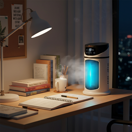 Aeromist | Portable Air Cooler Humidifier with Rapid Cooling | USB Powered for Desk and Home Comfort 5