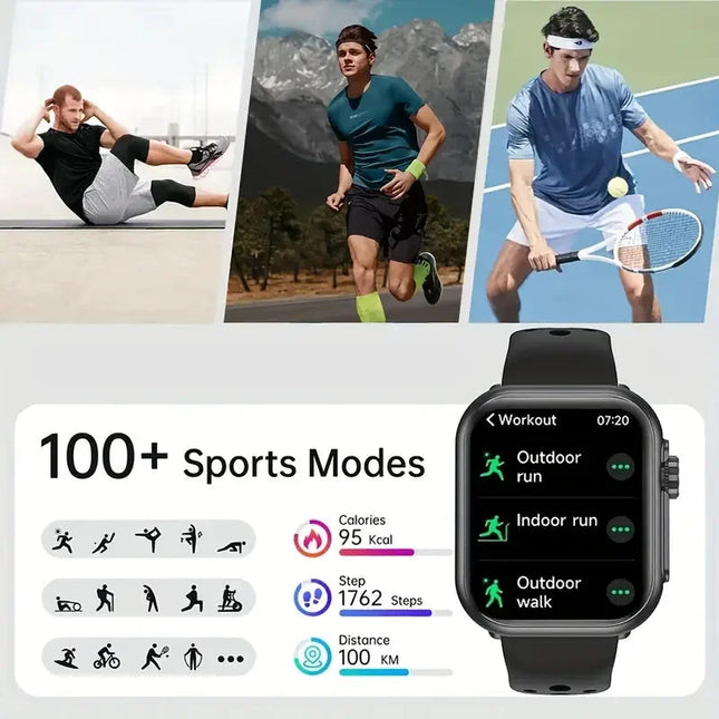Aether PRO 2 | Health & Fitness Smartwatch with Bluetooth Calling & 100+ Sports Modes for Enhanced Daily Wellness 1